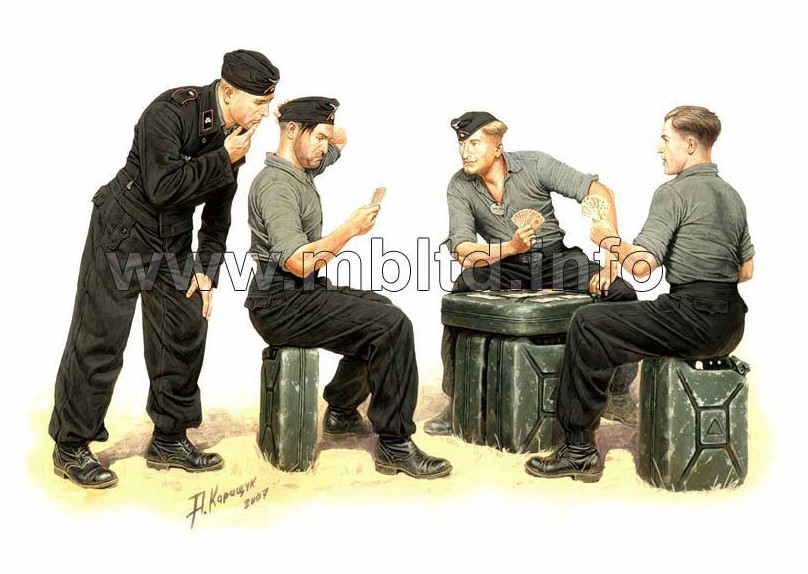 MB3525 Germ. Skatspieler Tankmänner