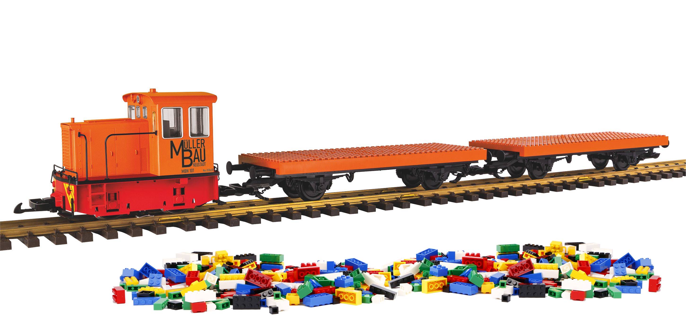 Piko 37155 Startset Klemmbausteine-Güterzug