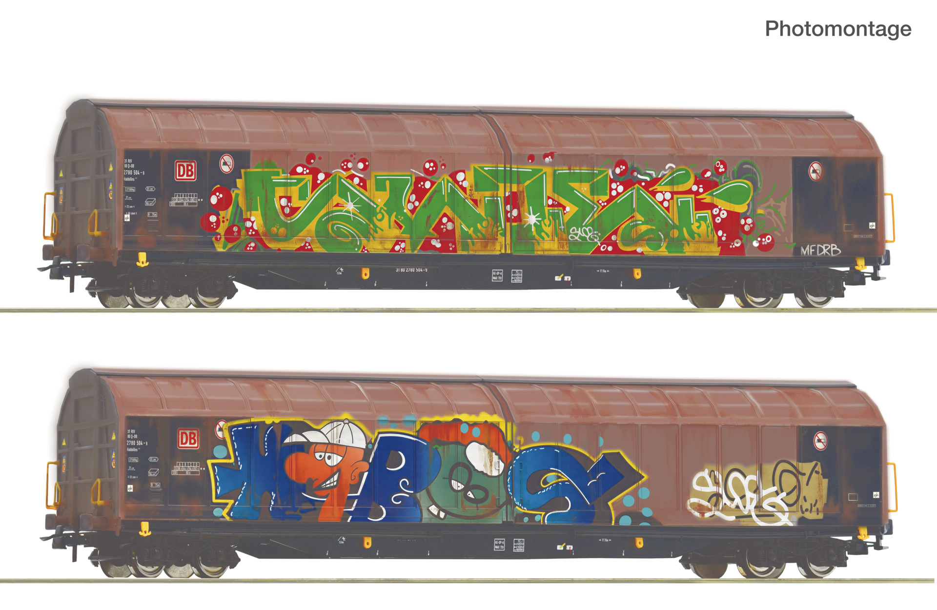 6600484 DB AG Schiebewandwagen-Set Ep.6 Graffiti