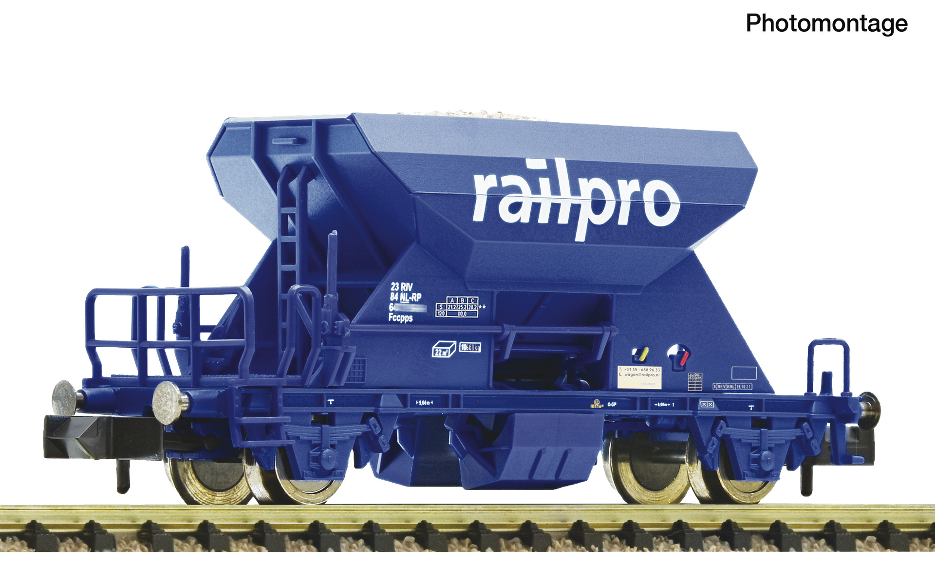 Fleischmann 6660195 RAILPRO Schotterwagen Fccpps Ep.6