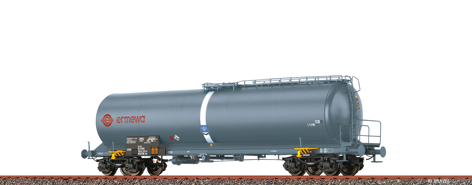 Brawa 50158 Ermewa Kesselwagen UIA Ep.6