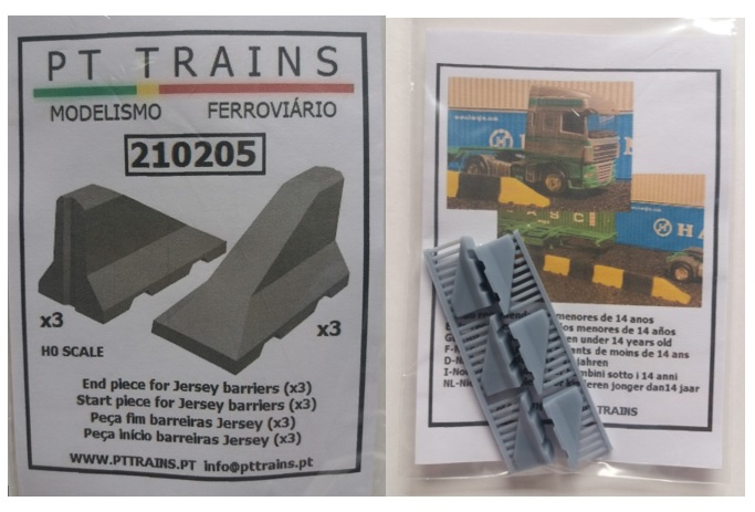 PT Trains PT210205 Jersey Schranke (grau, Anfang und Ende)