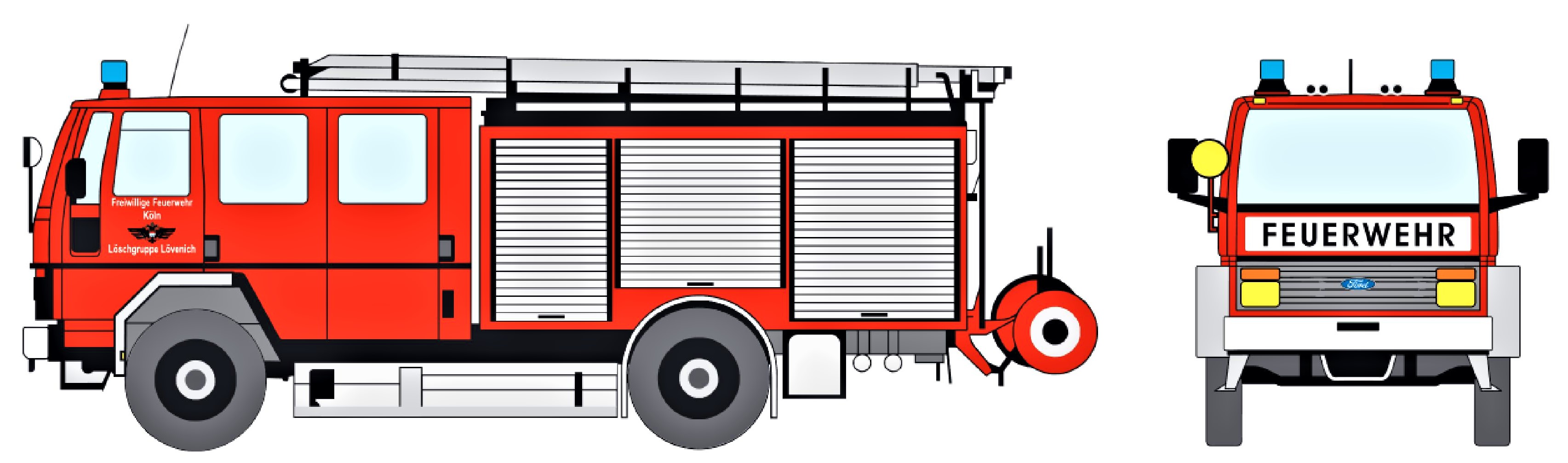 4034 Ford Cargo 1520 Ziegler LF16 FF Köln