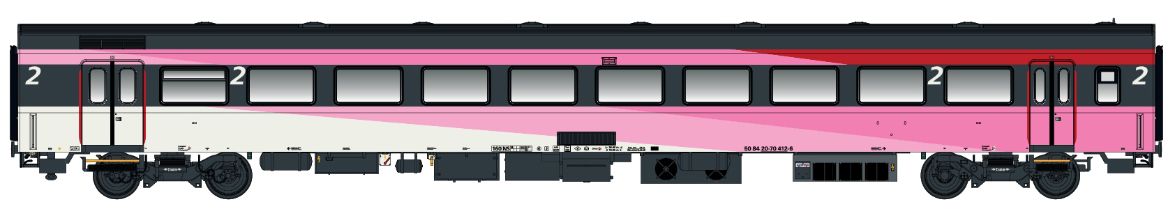 44057-3 NS Fyra Reisezugwagen ICRm B 2.Kl. Ep.6