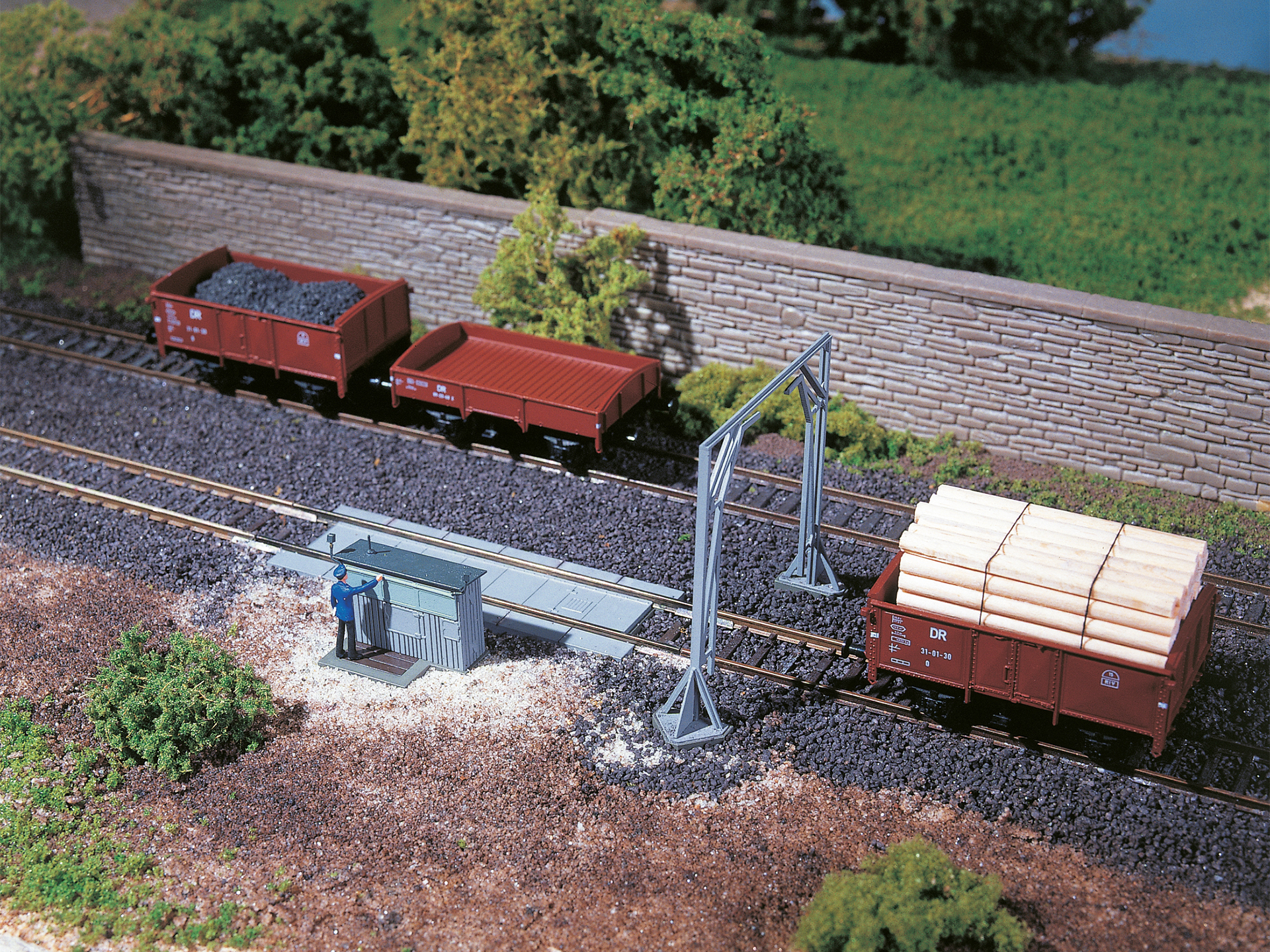 11404 Gleiswaage mit Lademaß