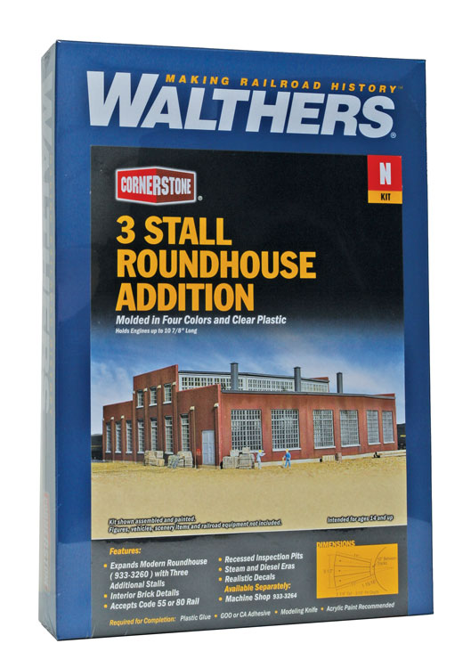 Walthers 3261 Modern Rndhs add on stall