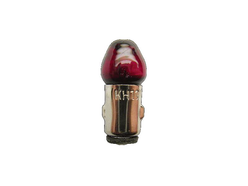50283 BA5S Glühlampe Knagge Steckfassung rot