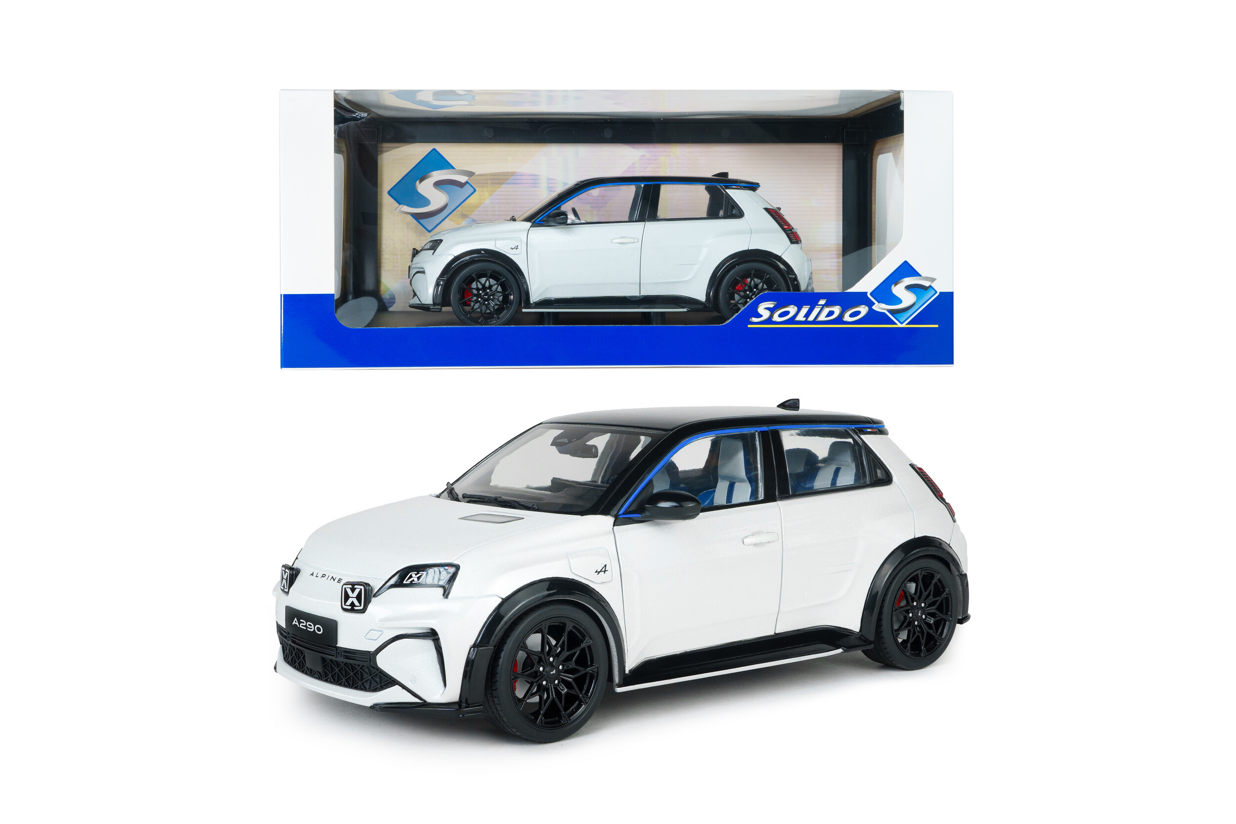 Solido S1812604 Alpine A290 GTS 2024 weiß