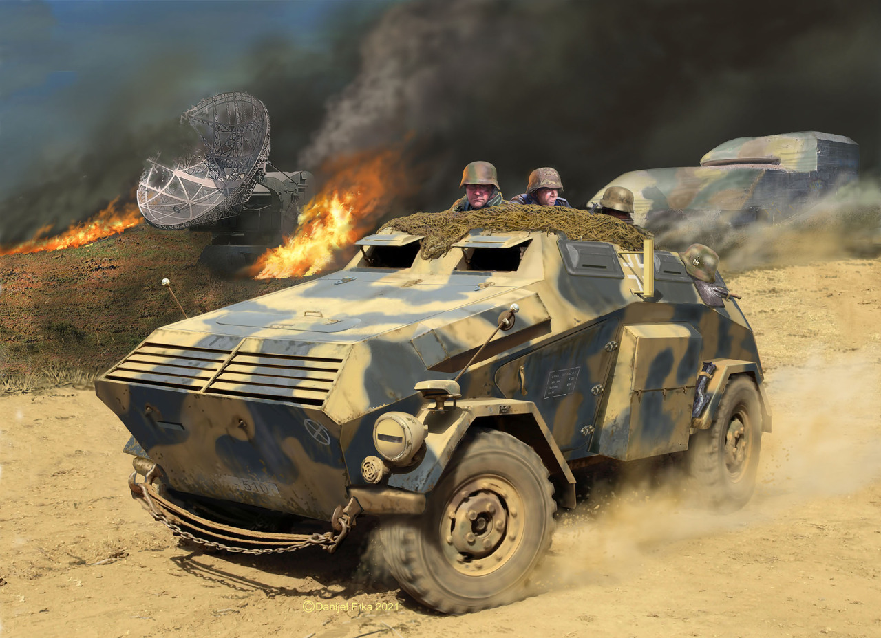 Revell 03335 German Command Armoured Vehicle Sd.Kfz.