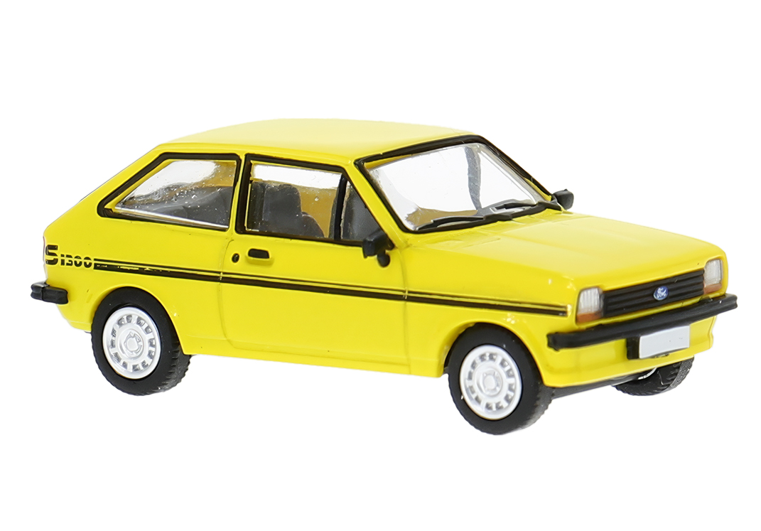 PCX870769 Ford Fiesta I S 1300 gelb mit schwarzem