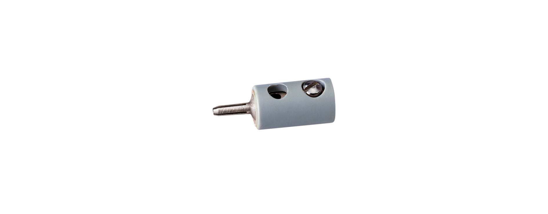 3007 Querlochstecker, grau 2,5 mm 100 St.