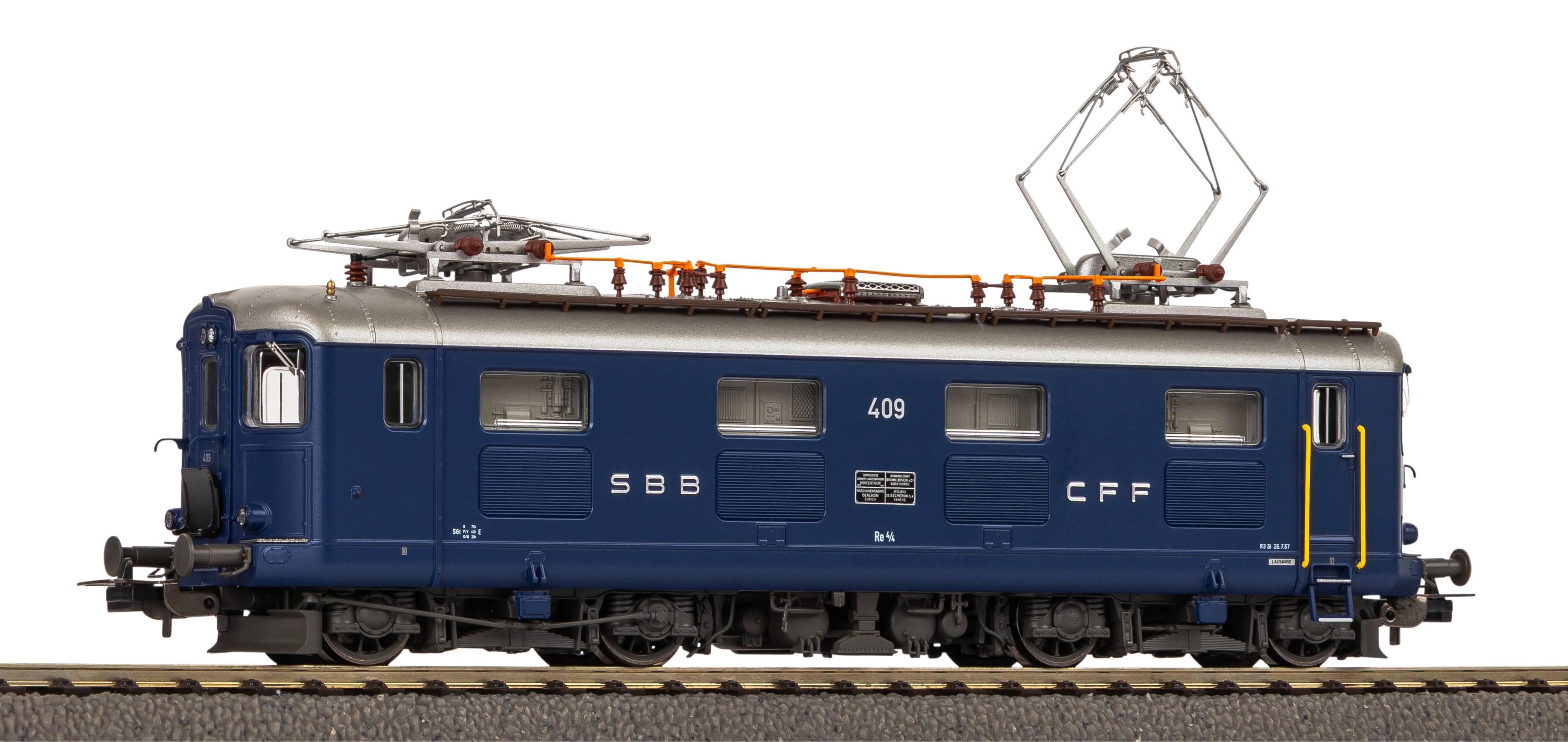 Piko 96894 SBB E-Lok Re 4/4 I 409 saphirbl. Ep.3 AC