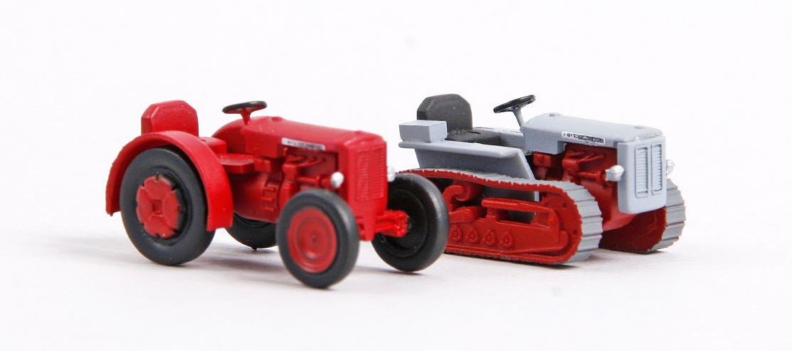 BS00141 Set 2-tlg. Traktoren rot und grau