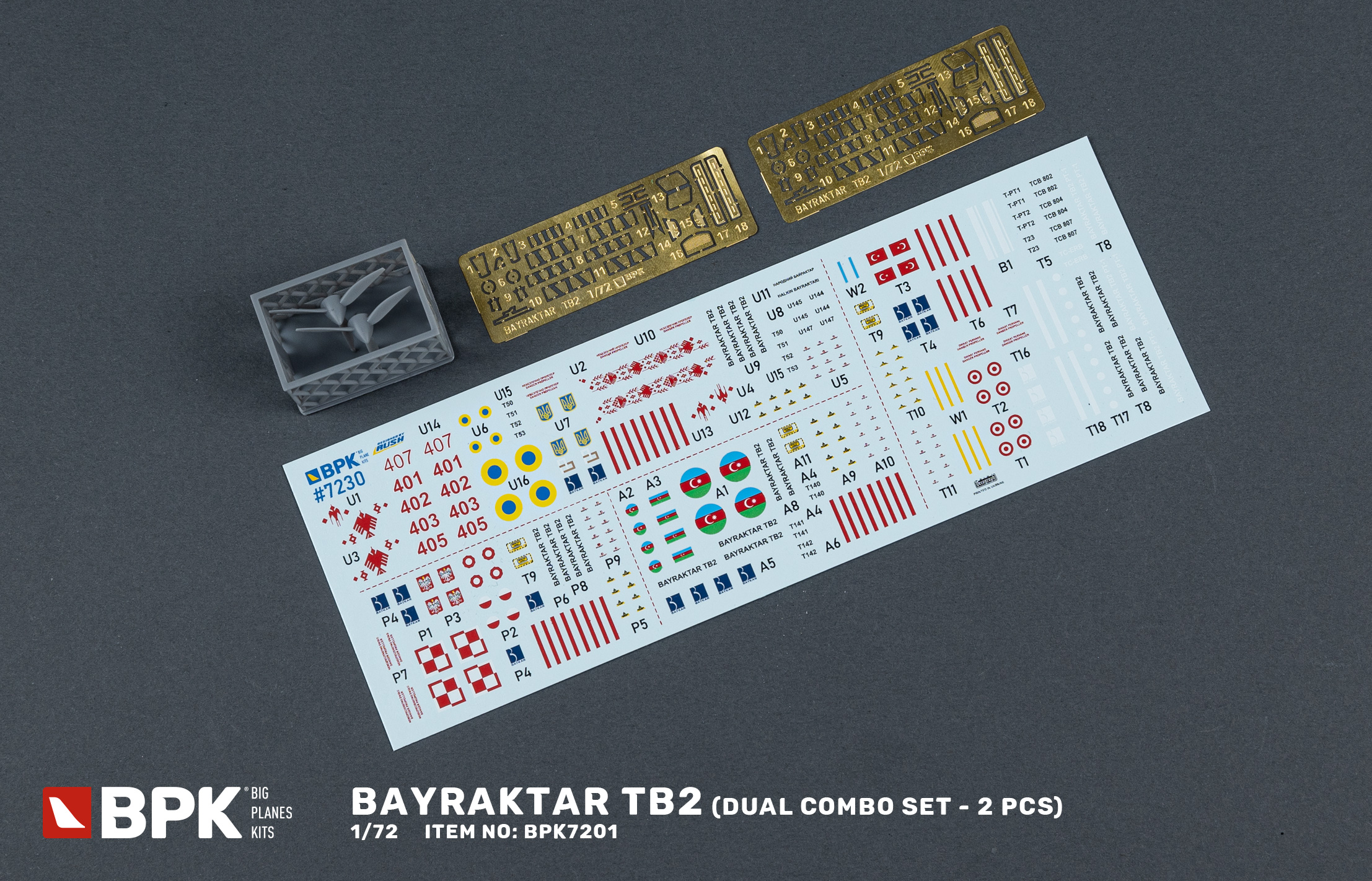 BPK 7230 Baykar TB2 dual combo set - 2 Pcs/Stück