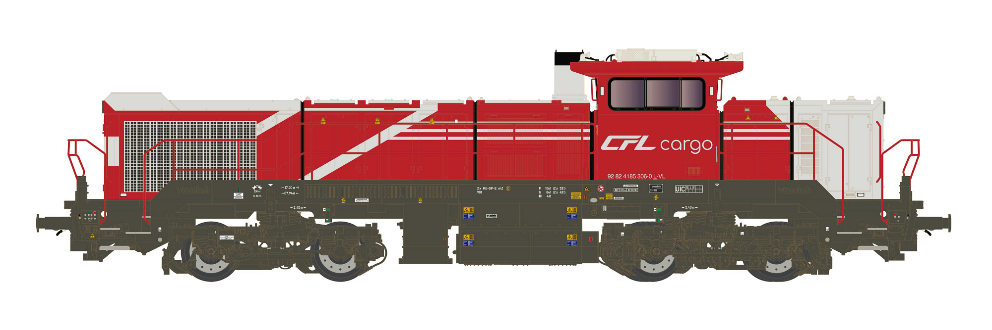 32113 CFL Cargo Diesellok DE 18 Ep.6