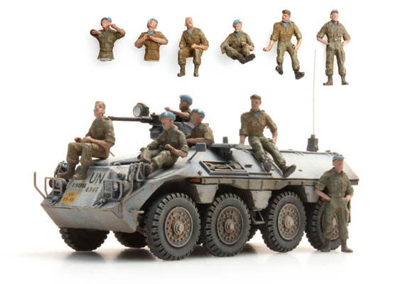 387.163 NL UNIFIL ausruhende Blauhelme ( 6 Fig.)