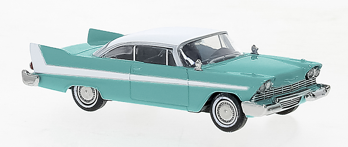 19679 Plymouth Fury blau/weiß