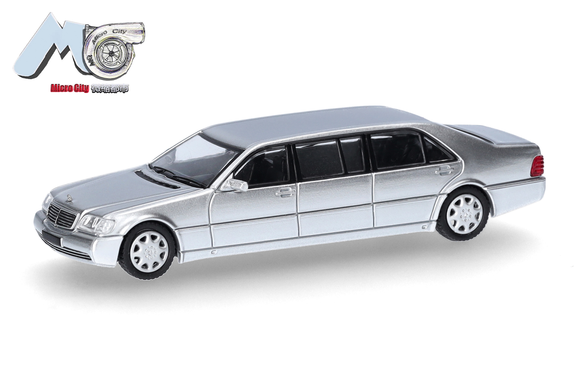87MC000106 MicroCity: MB S600 Pullmann silber