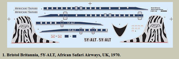 Roden 326 Bristol 175 Britannia African Safari