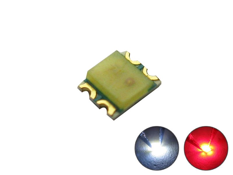 51126 4 Stück DUO Bi-Color LED SMD 0605 kaltw
