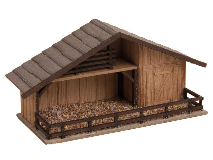 14394 Weihnachtsmarkt-Krippe mit Figuren