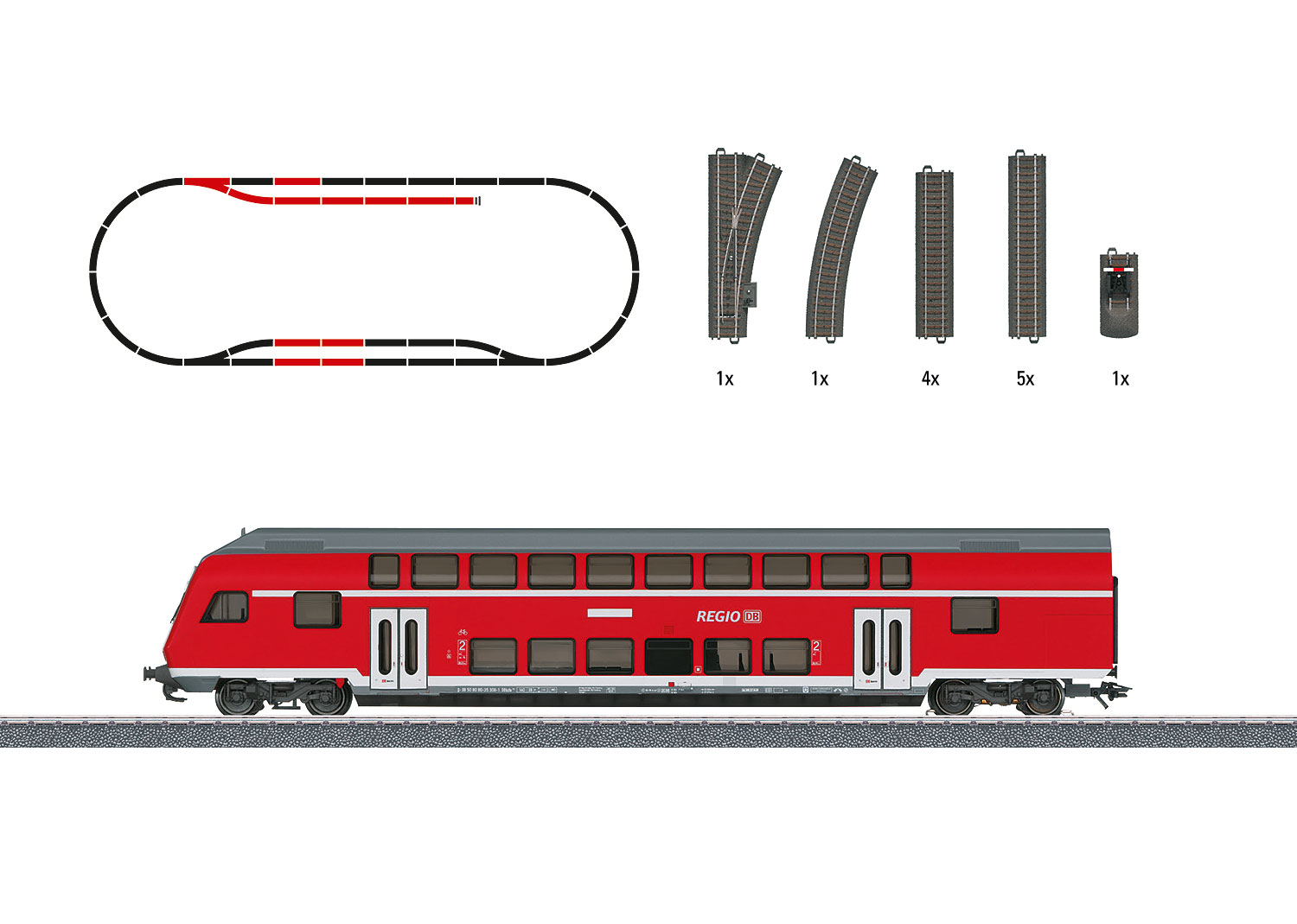 Märklin 78479 DBAG Doppelstocksteuerwagen 2.Kl. Ep.6