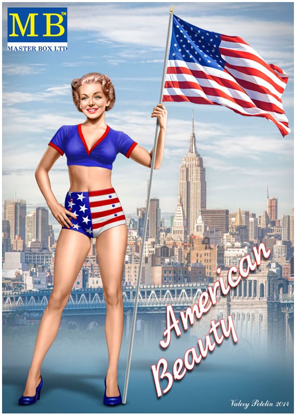 MB24002 Pin-up series, Kit No. 2 Betty