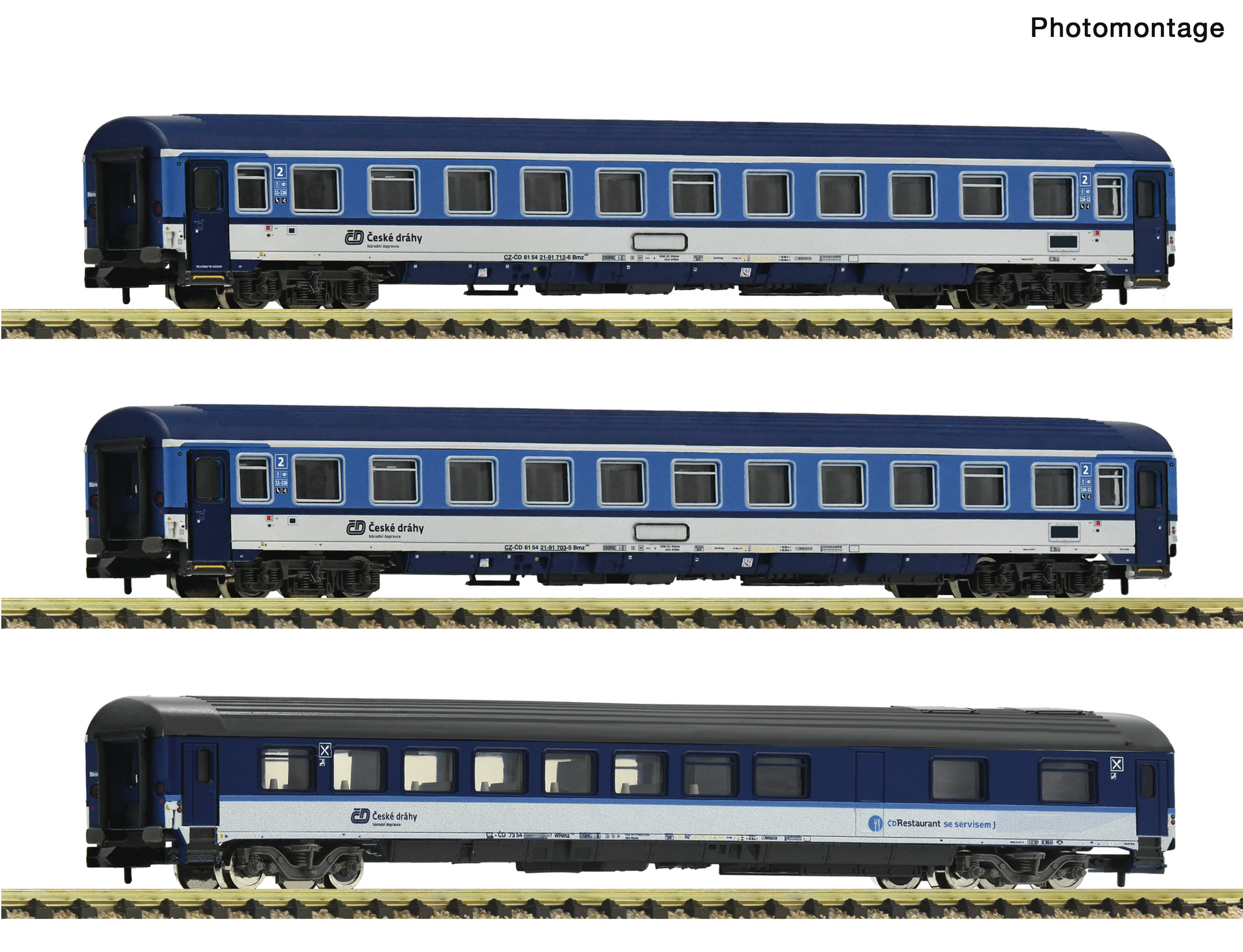 6260120 CD EC Eurofima-Wagen-Set 3-tlg. Ep.6