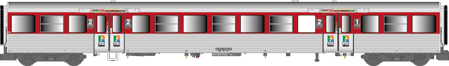 EPM E41.09.16 SNCF Personenwagen-Set 3-tlg Ep.4b/5