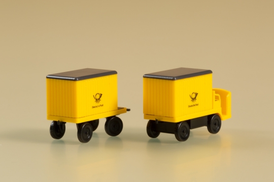 Auhagen 43663 Elektrokarren mit Anhänger