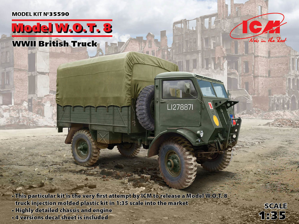 35590 Model W.O.T.8 WWII British Truck