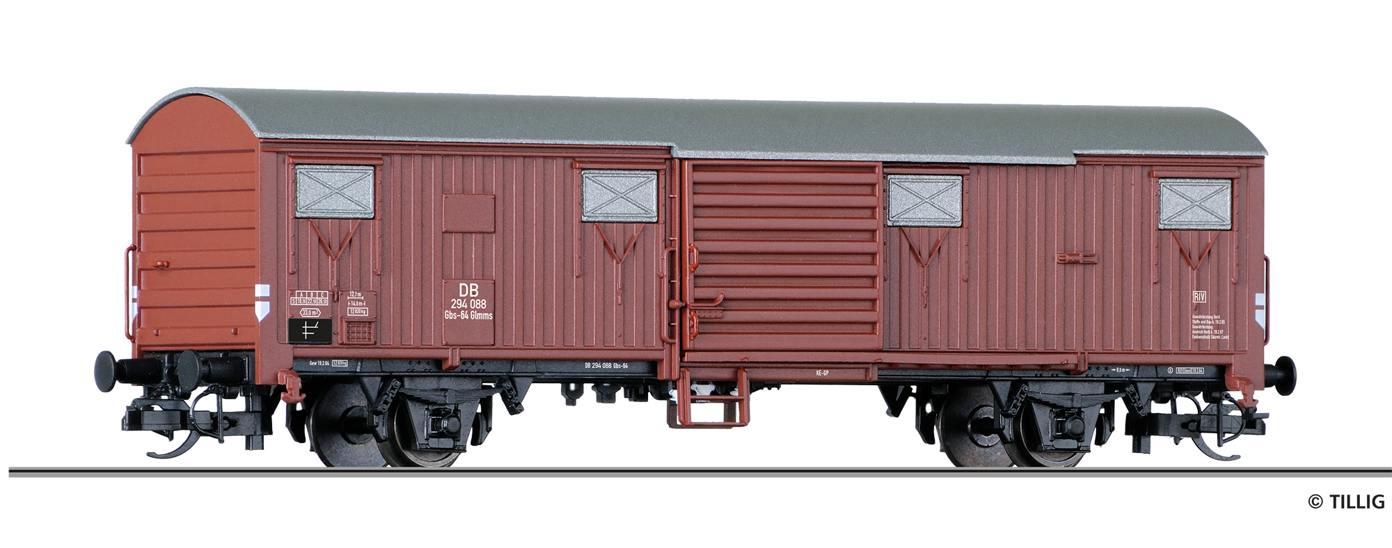 17181 Gedeckter Güterwagen Glmms 64 der DB