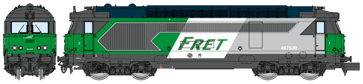 NW-336 SNCF FRET Diesellok BB 67539 Ep.5/6