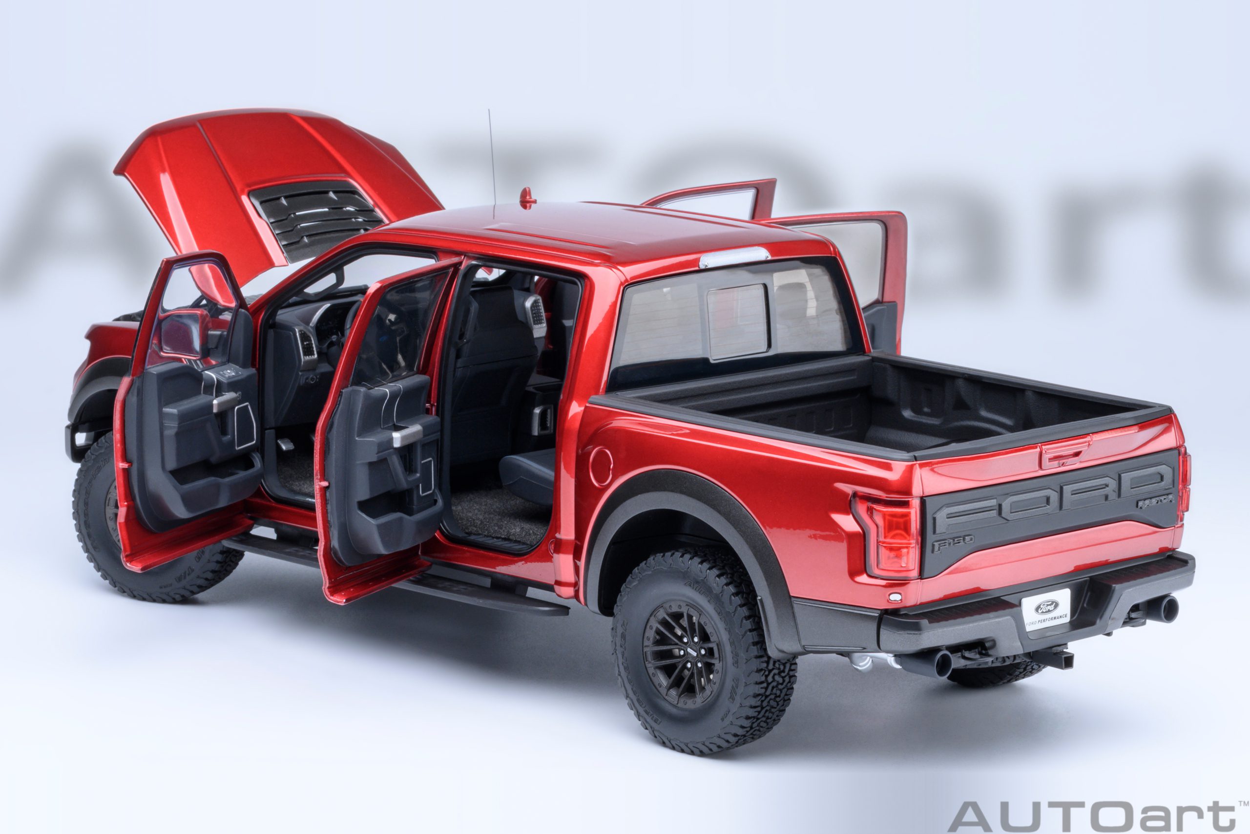 AUTOart 72948 Ford F-150 Raptor Supercrew 2017 rot