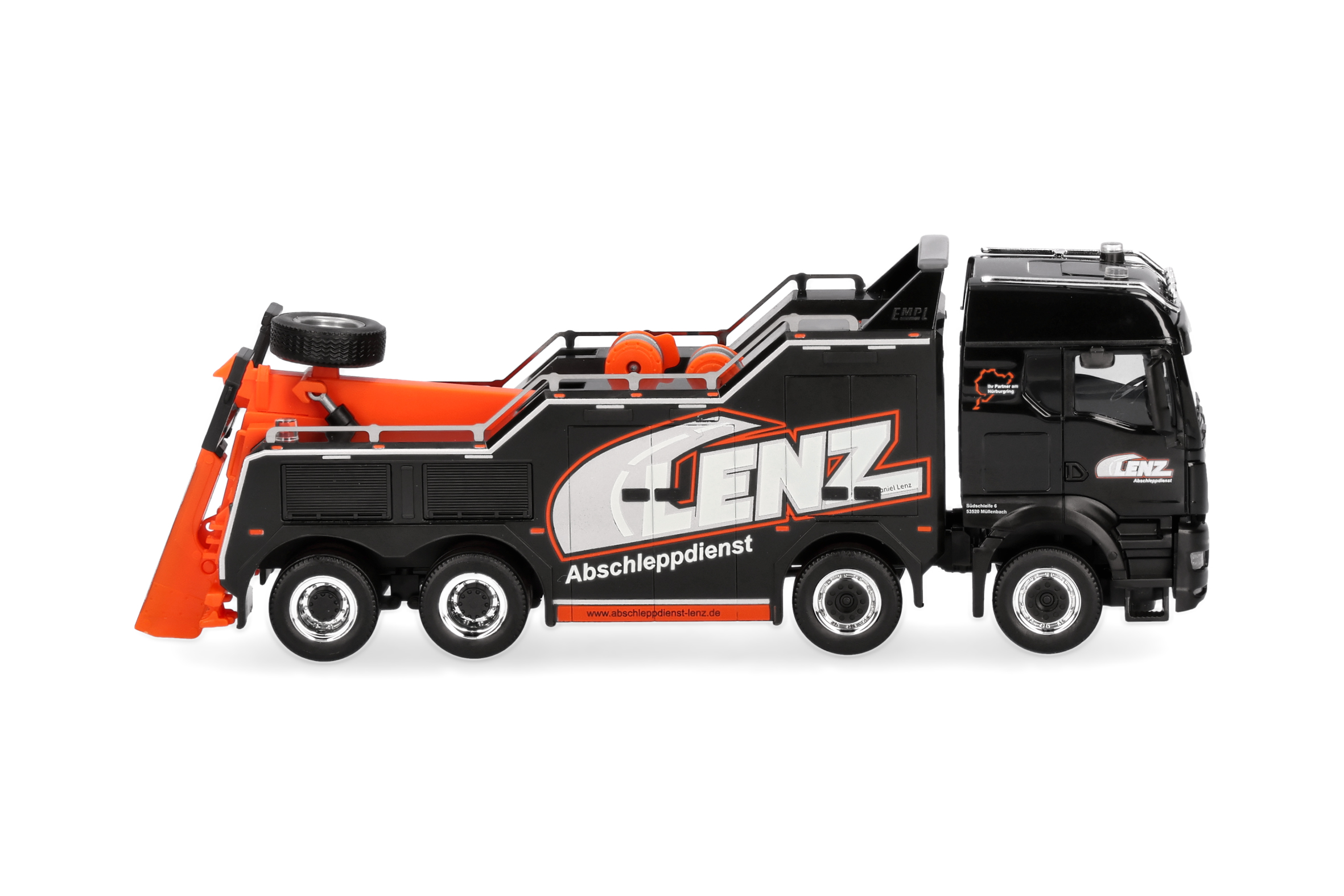 Herpa 320634 MAN TGS TM Empl Bison Bergefahrzeug Lenz