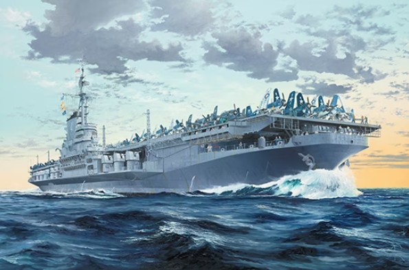 755634 USS Midway CV-41 1945 appearance