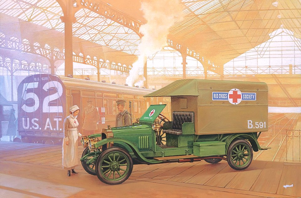 717 Vauxhall D-type Staff Ambulance