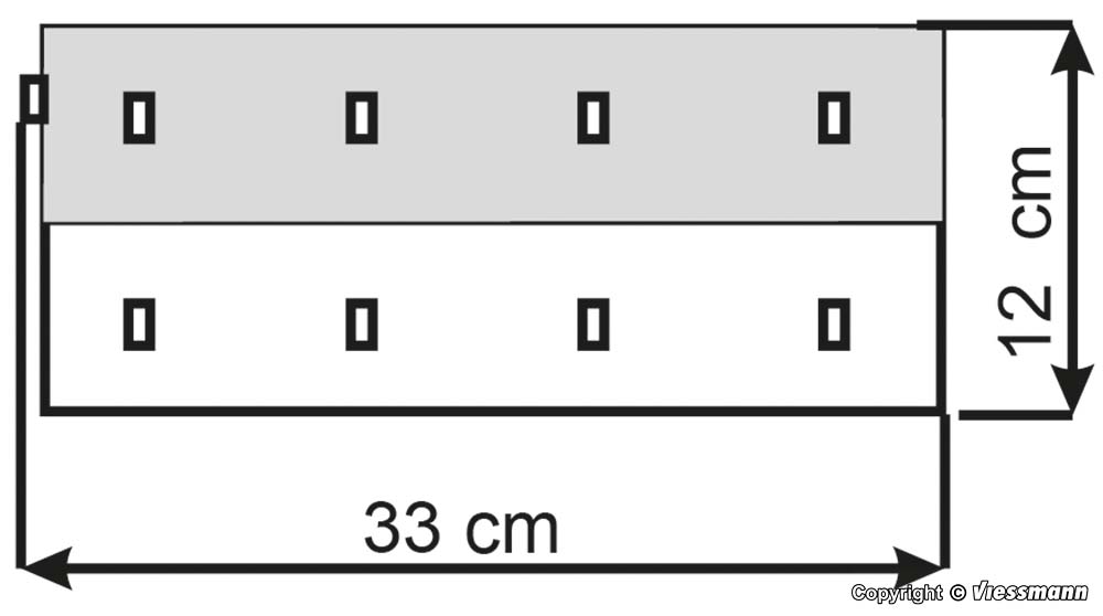 Kibri 38136 Garage für 8 LKWs