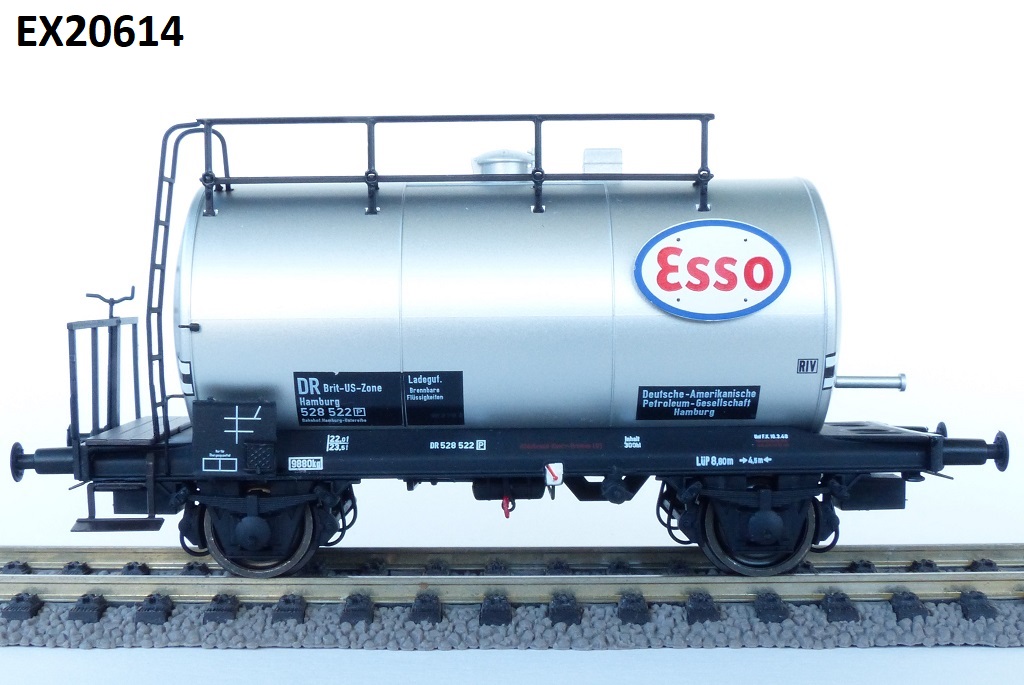Exact-train 20614 DR Brit-US-Zone Kesselwagen "ESSO" Ep.3a