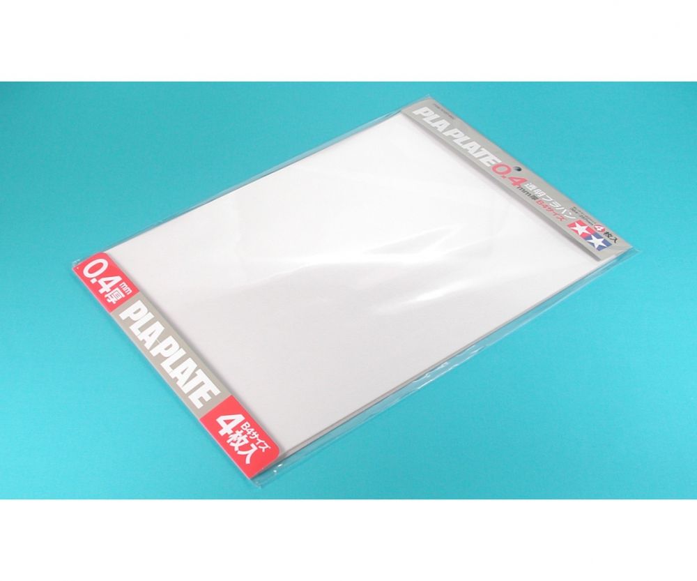 70127 Kunststoff-Platte 0,4mm (4) klar 257x364