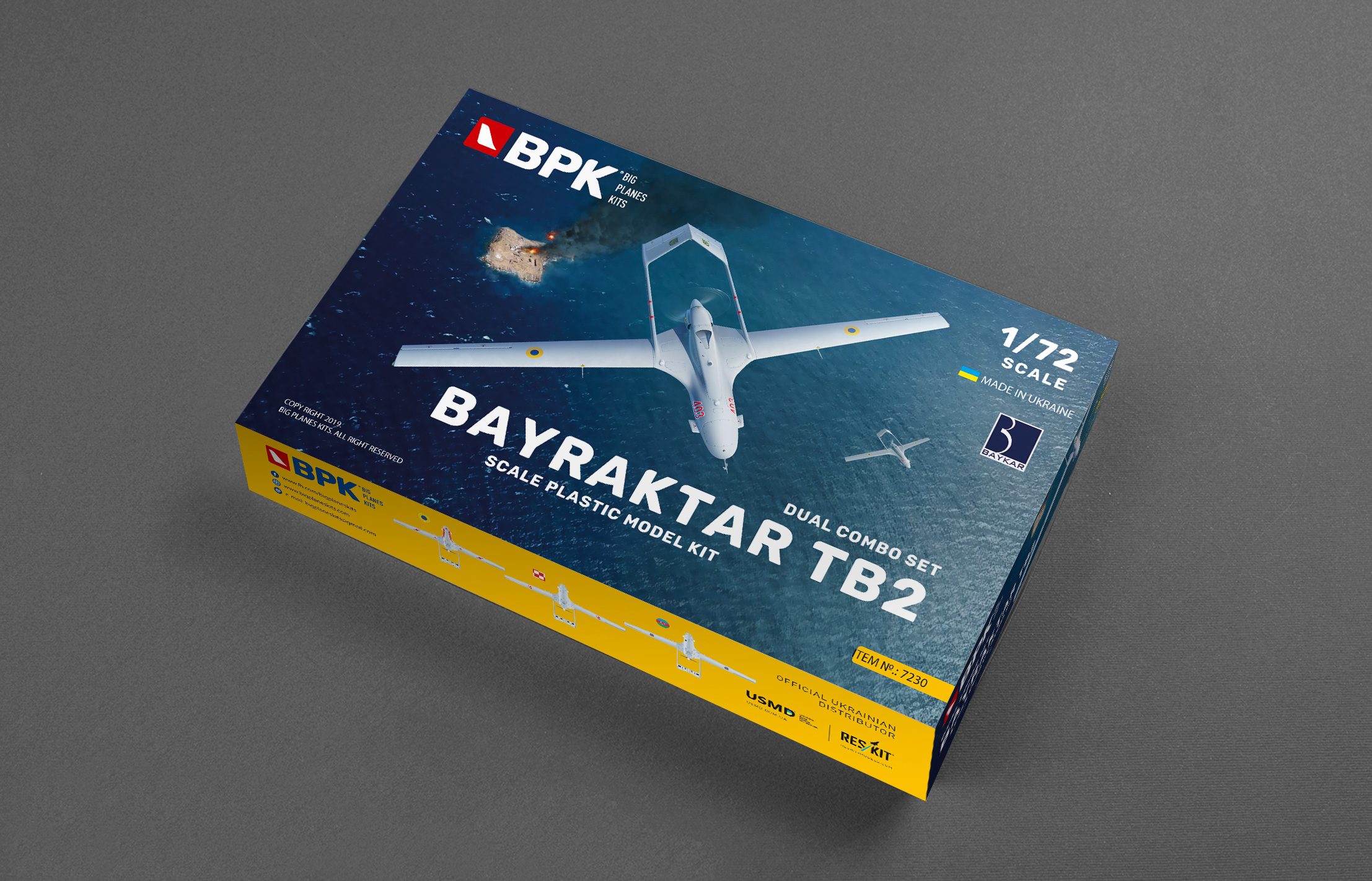7230 Baykar TB2 dual combo set - 2 Pcs/Stück