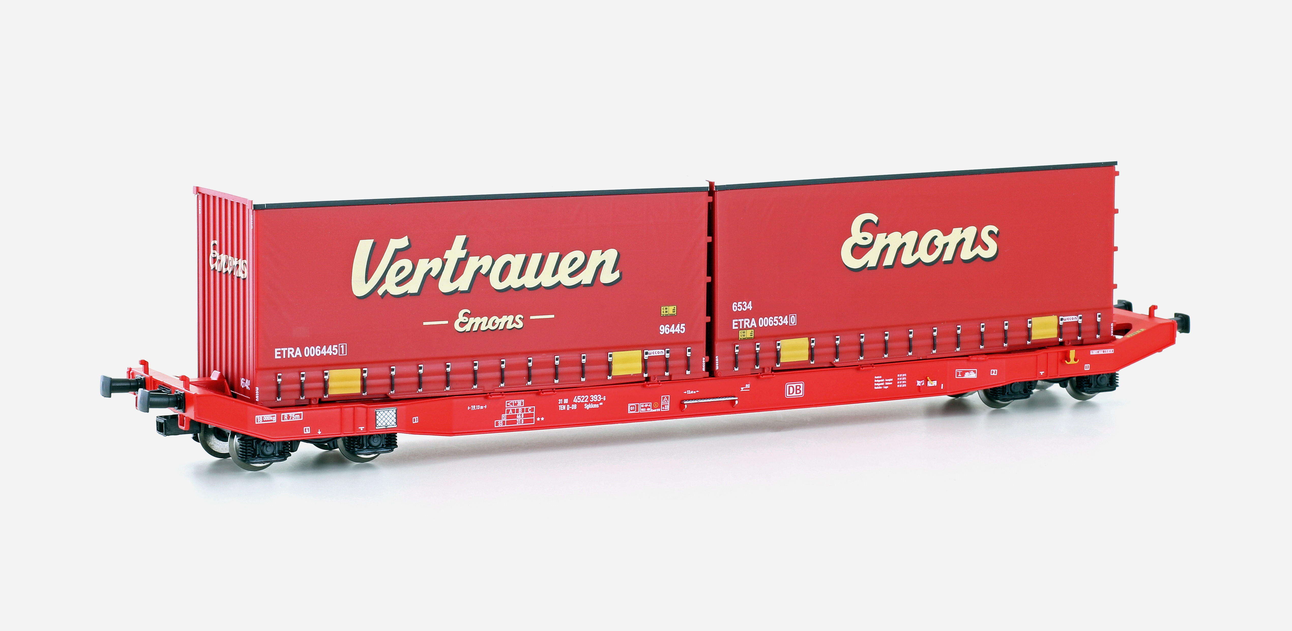 28410 DB Cargo Containerwagen Sgkkms 698 Ep.6