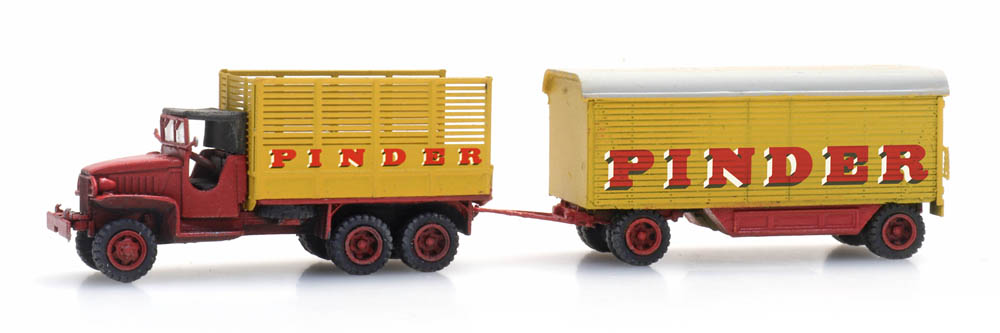 316.086 Pinder Zirkuswagen + GMC 353