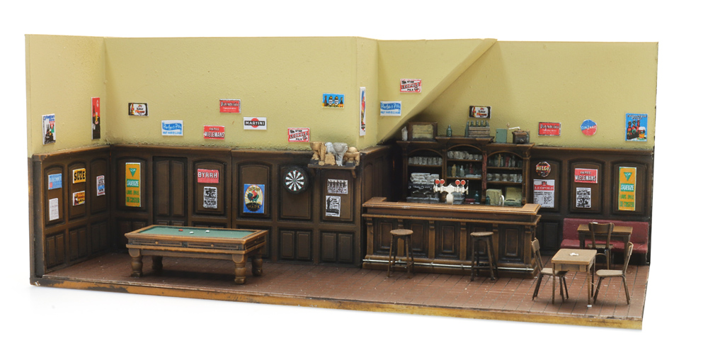10.465 Bausatz - Café interieur