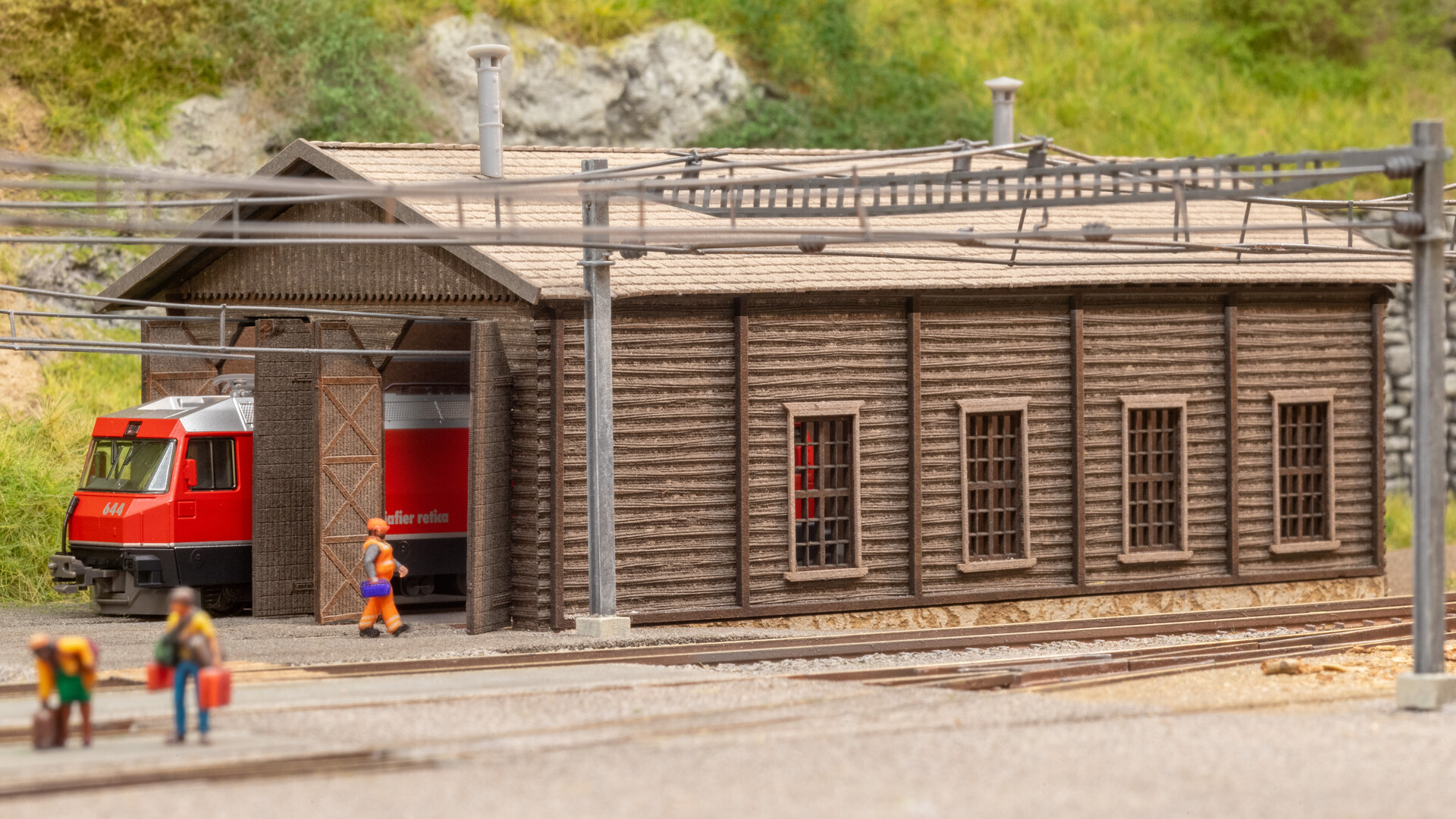 63025 Lokschuppen - Bergün