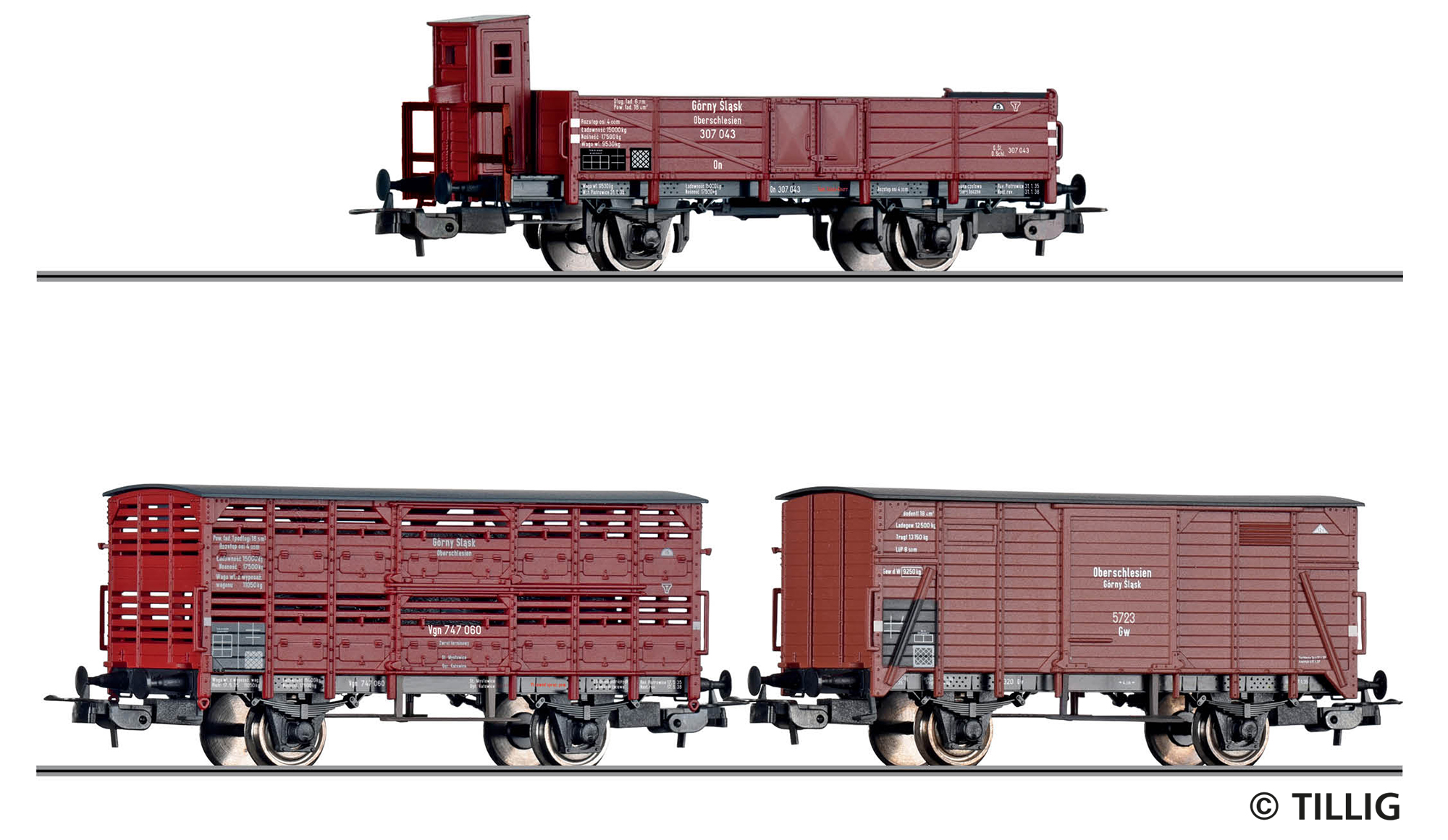 70067 Güterwagenset der Gorny Slask / Oberschl