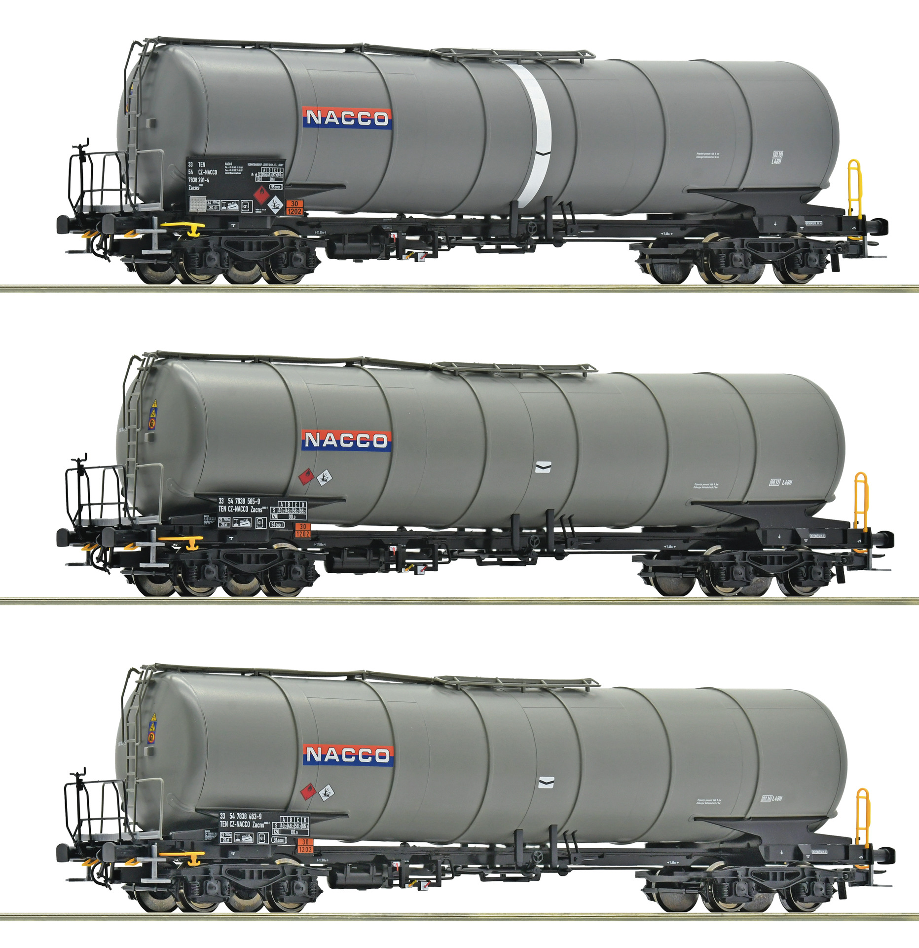 6600197 Nacco Kesselwagen Set 3tlg. Ep.6