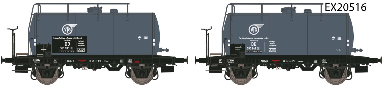 Exact-train 20516 DB Kesselwagen "VTG" Set 2-tlg. Ep.3b