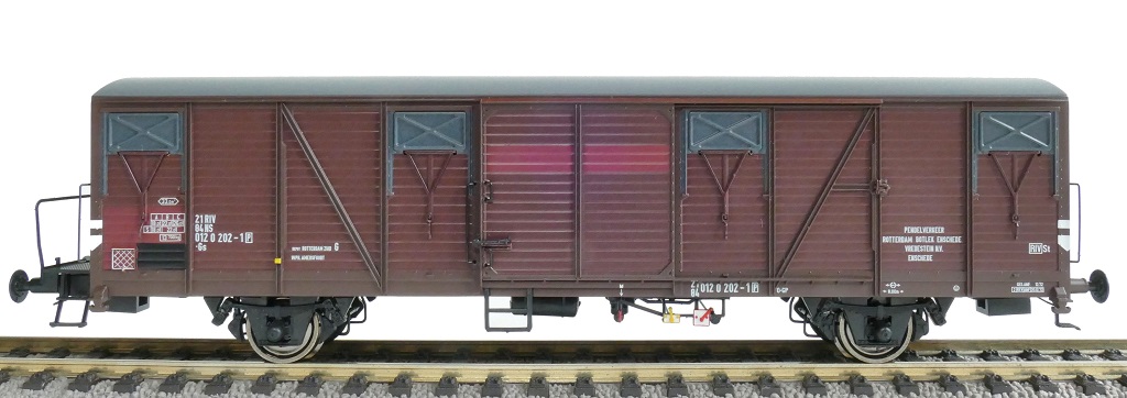 Exact-train 20782 NS ged. Güterwagen GS "Vredestein" Ep.4