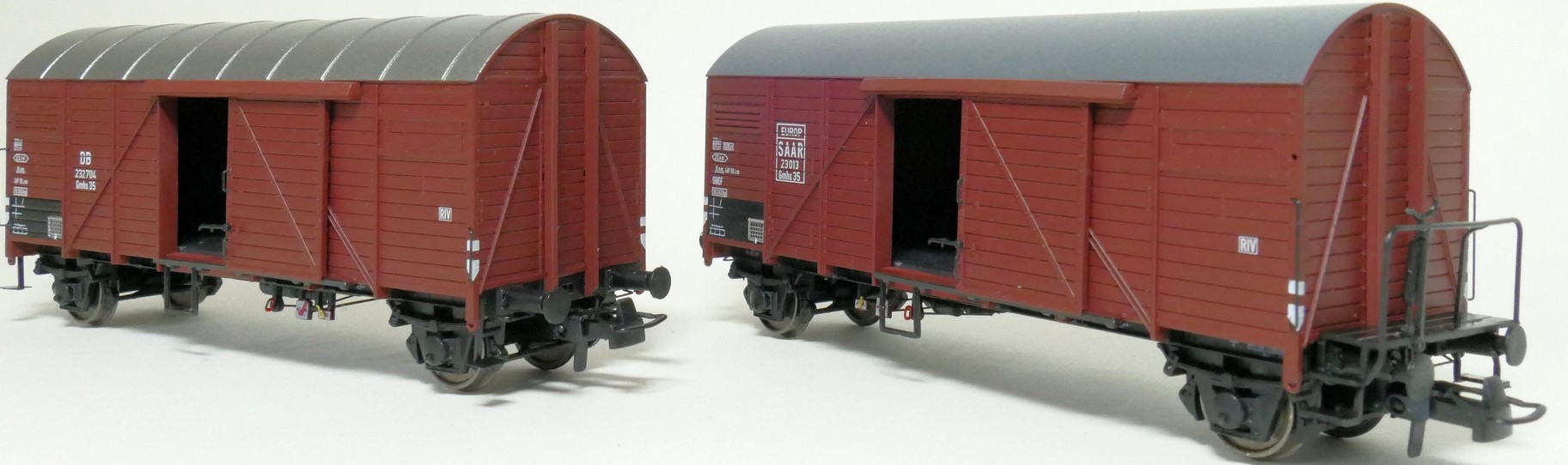 23620 DB SAAR ged. Güterwagen Set 2-tlg Ep.3